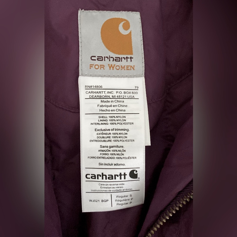 Women’s small Carhartt jacket
